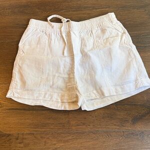 Old Navy Women's White Linen Shorts Small S